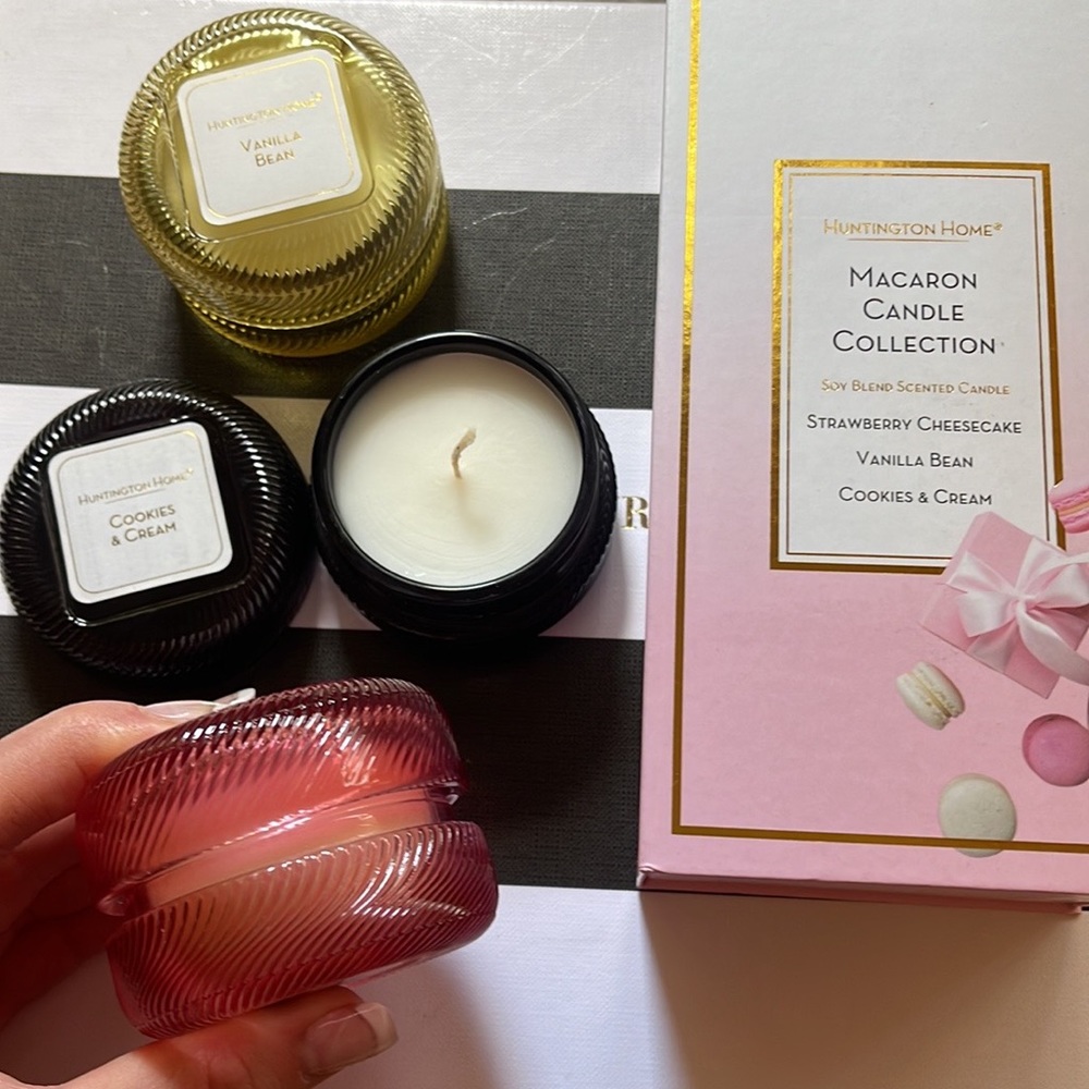 Huntington Home Macaron 3-Piece Candle Collection Set💖 - Picture 5 of 8